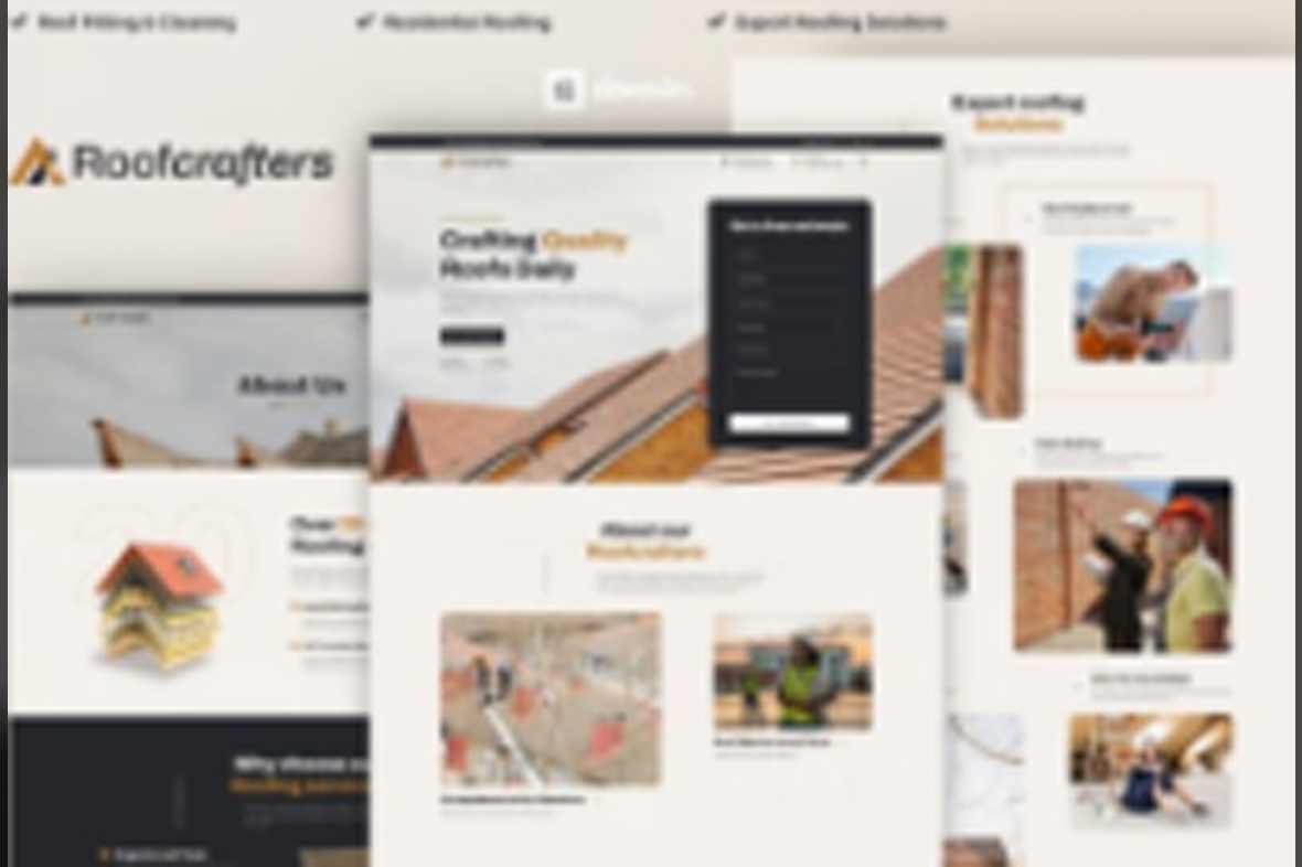 Roofcrafters – Roofing Company Elementor Pro Template Kit June 19, 2025