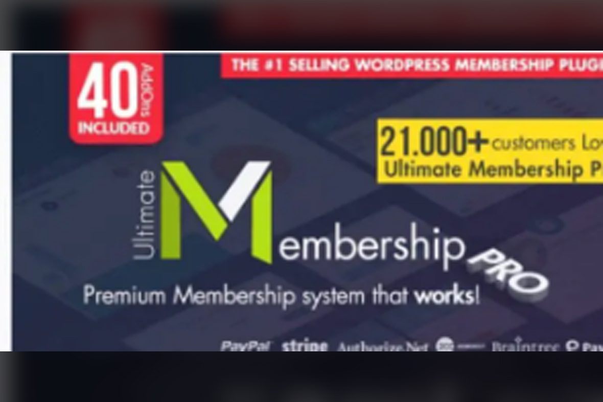 Ultimate Membership Pro WordPress Plugin v13.5