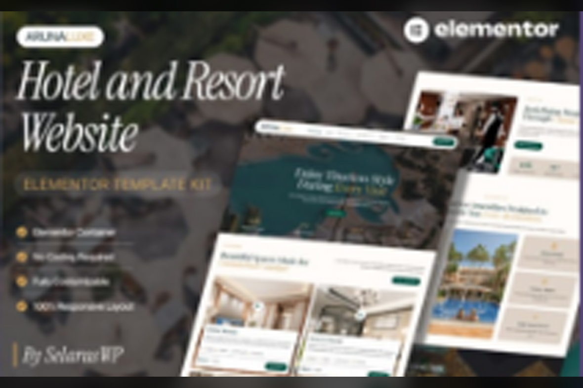 ArunaLuxe – Hotel and Resort Elementor Template Kit November 4, 2025