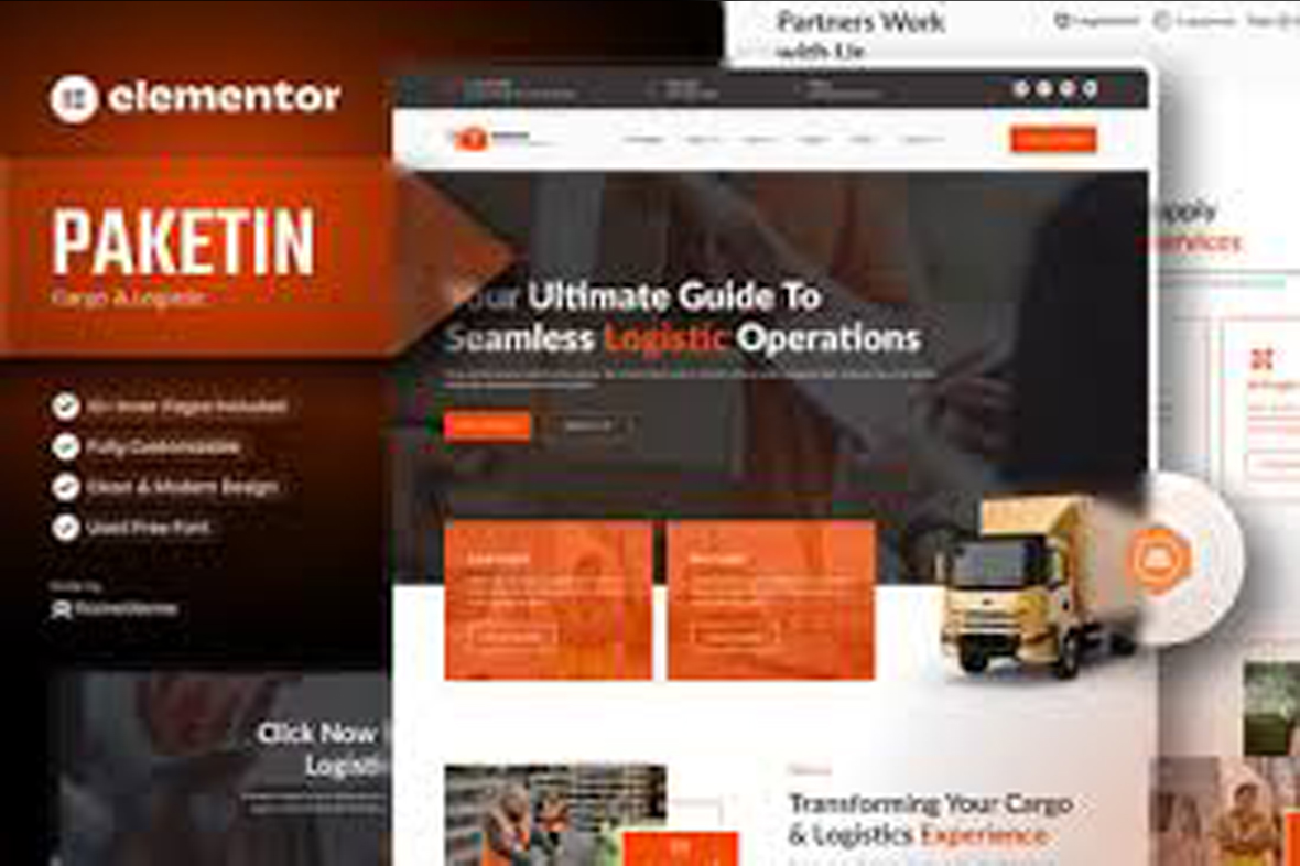 Cargoid – Modern Global Cargo and Logistic Elementor Template Kit October 25, 2025