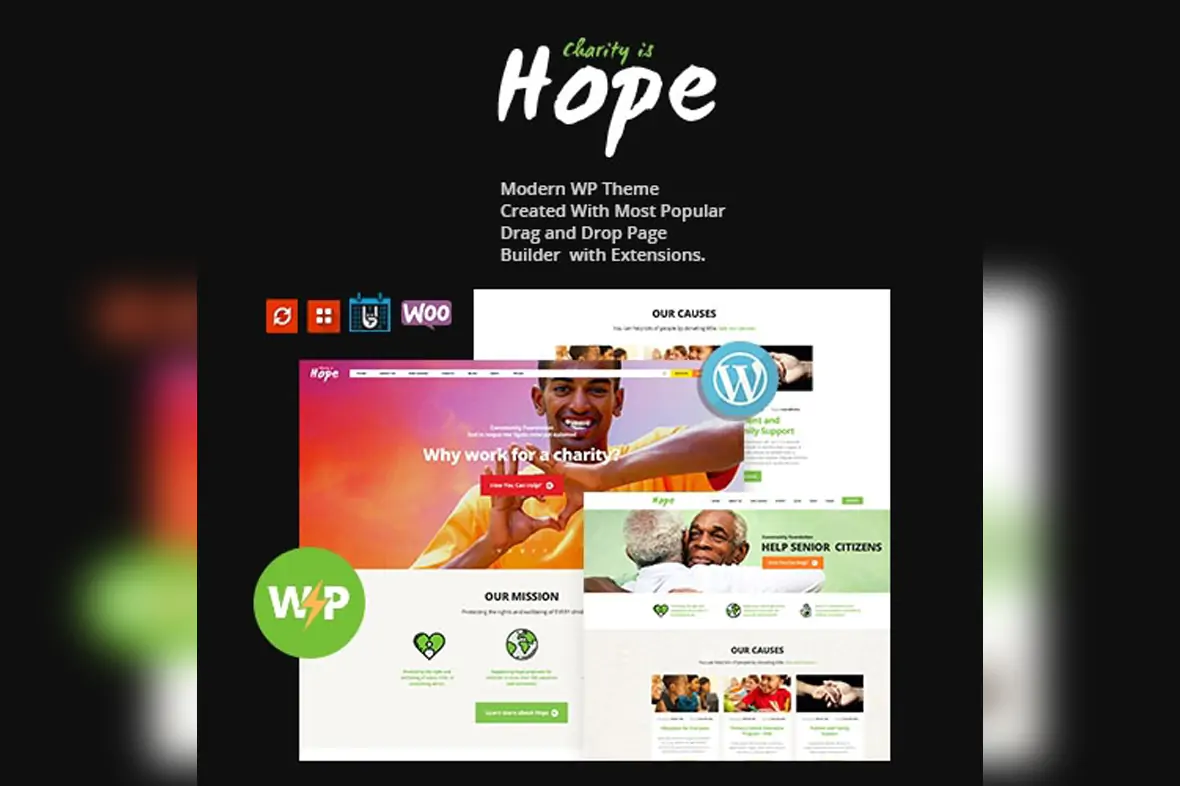 Hope | Non-Profit, Charity & Donations WordPress Theme + RTL