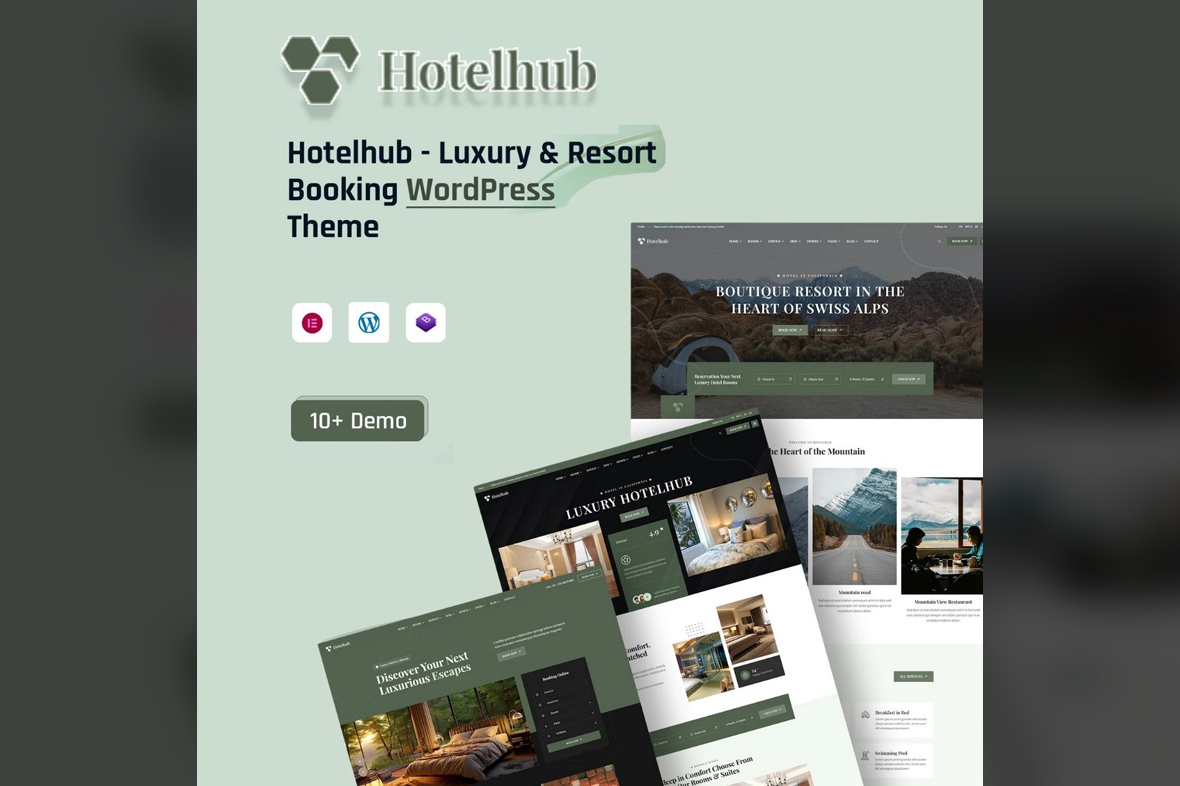 Hotelhub – Hotel Booking WordPress Theme v1.0