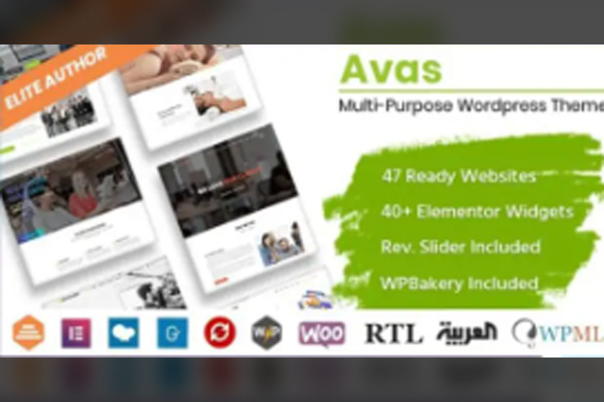 Avas Multi Purpose WordPress Theme v6.8.4.15