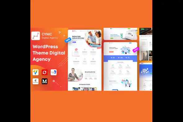 Agency Cynic – Creative Agency, Startup & Digital Agency WordPress Theme