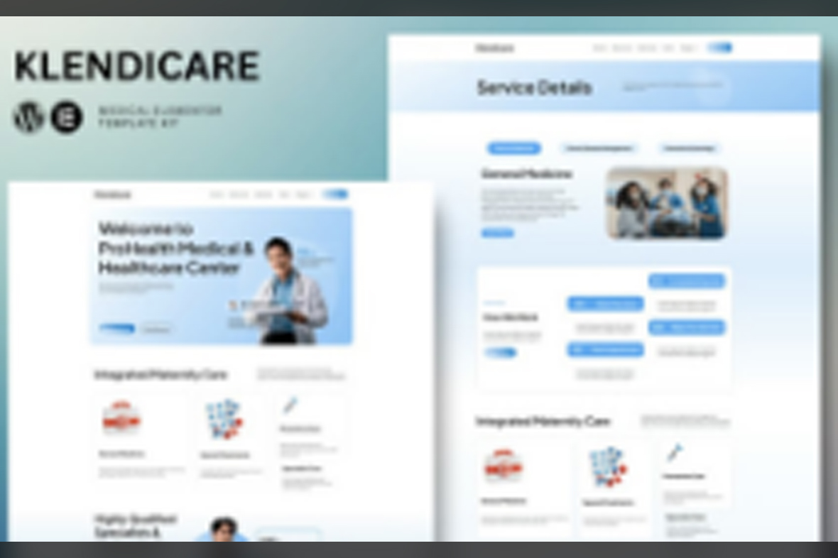 Klendicare – Medical Elementor Template Kit October 4, 2025