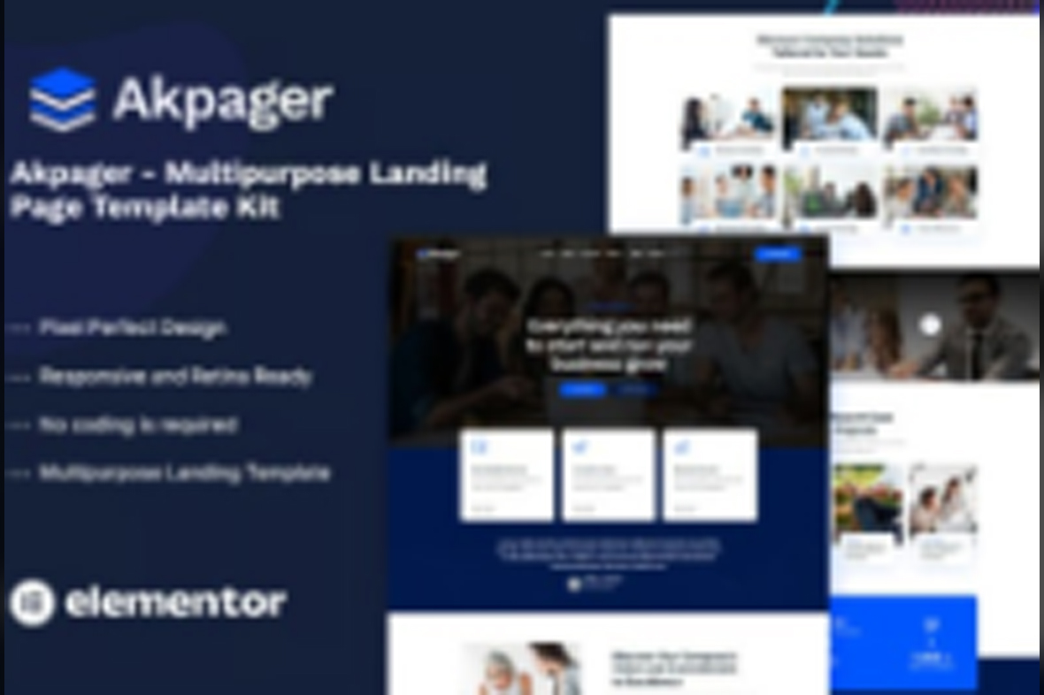 Akpager – Multipurpose Landing Page Template Kit July 10, 2025