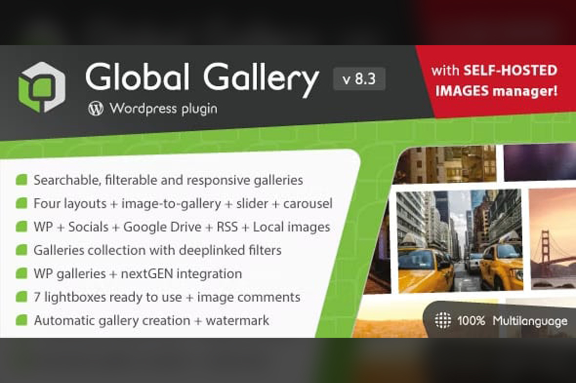 Global Gallery – WordPress Responsive Gallery v9.1.9