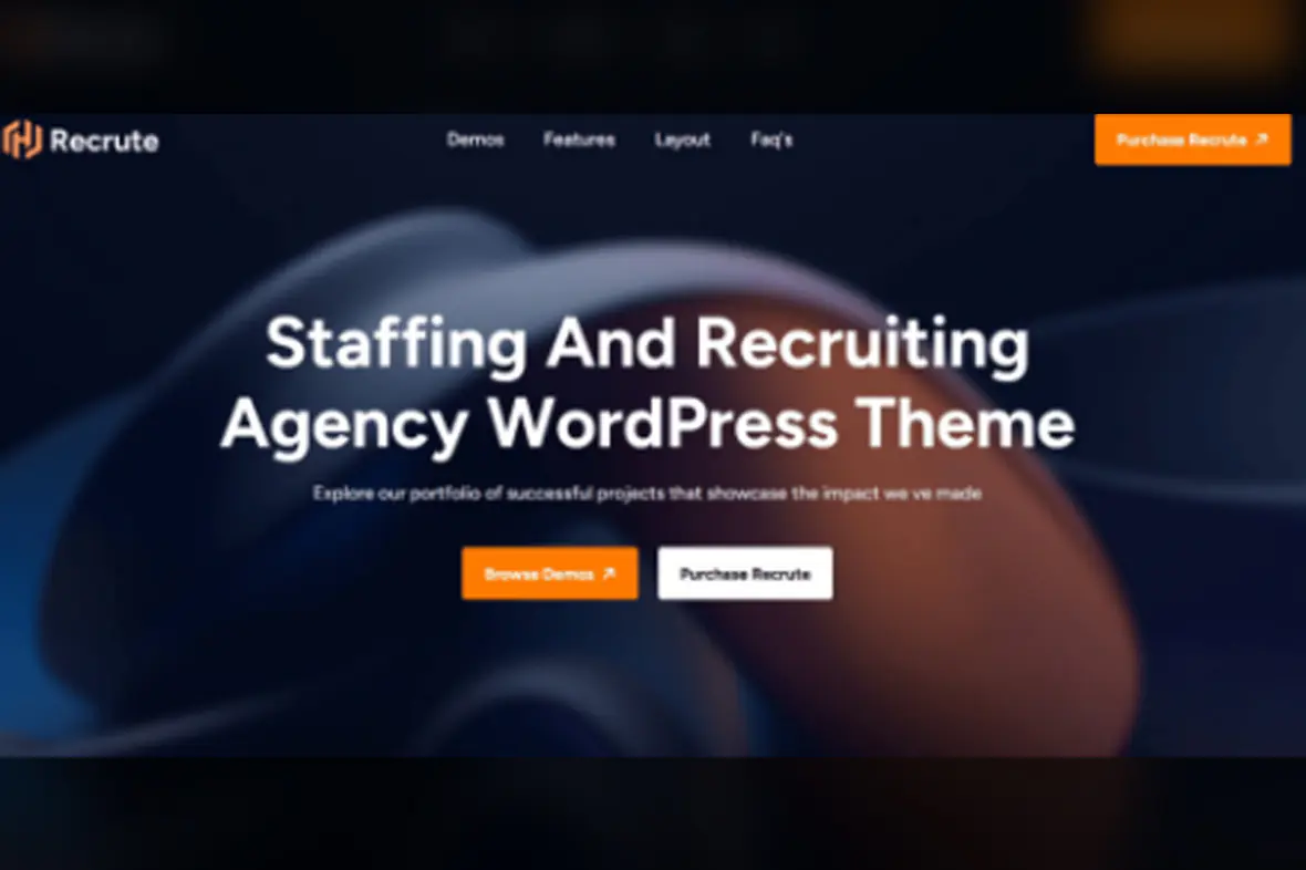 Recrute – Staffing and Recruiting Agency WordPress Theme v1.0.0