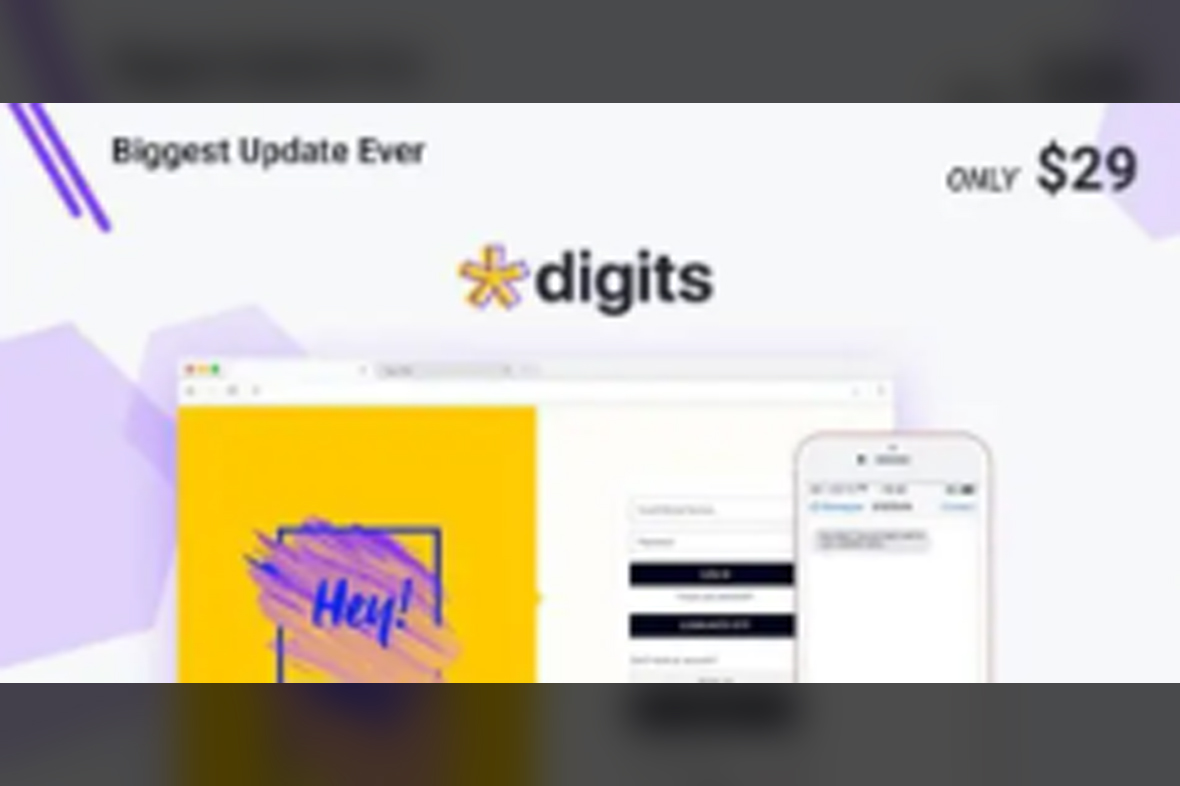 Digits Mobile Number Signup and Login v8.5