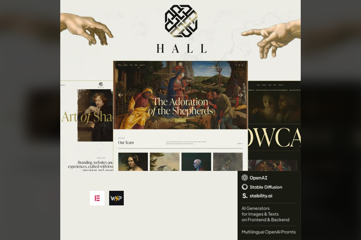 Hall – Museum and Art Gallery WordPress Theme v1.0