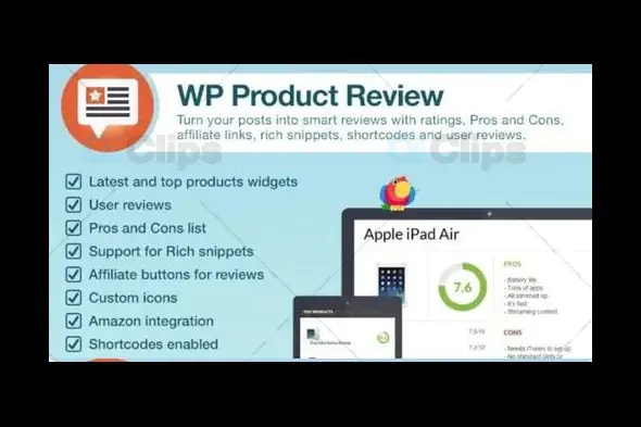 WP Product Review WordPress Plugin