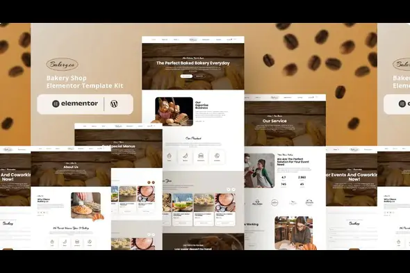 Bakery.co – Bakery Shop Elementor Template Kit