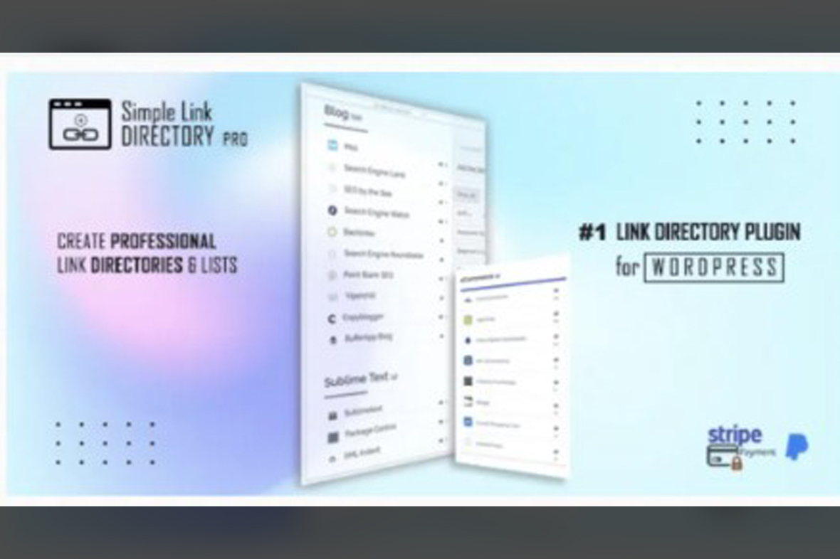 Simple Link Directory Pro – WordPress Plugin v14.7.3