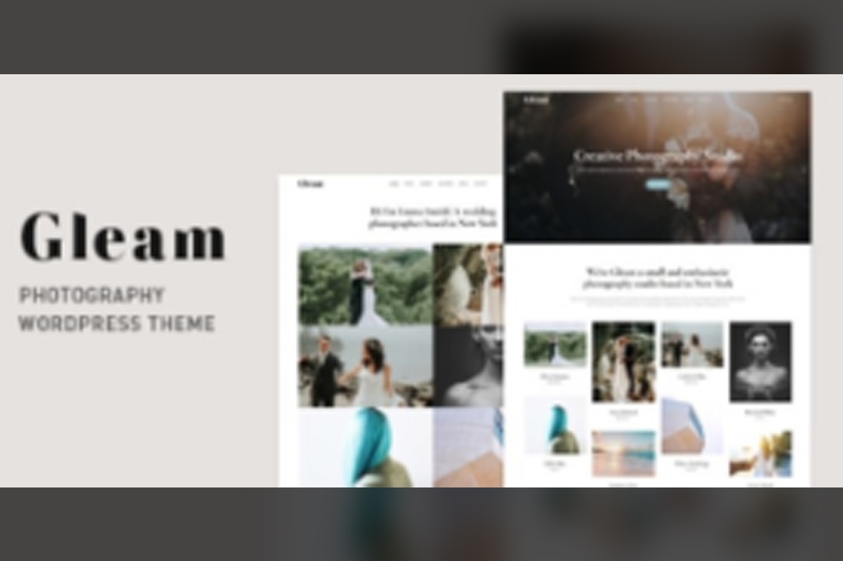 Gleam – Portfolio Photography WordPress Theme v1.9.4