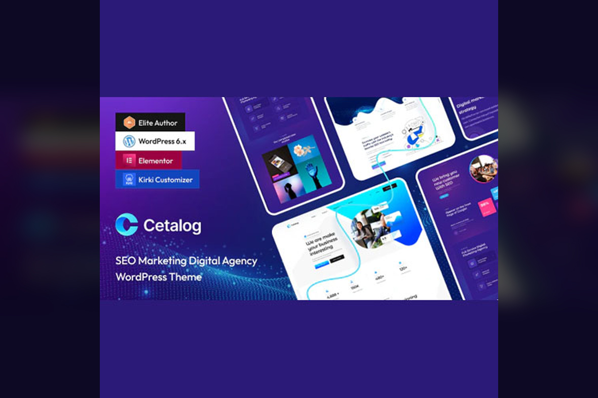 Cetalog – Marketing & SEO Agency WordPress Theme + RTL v1.0.7