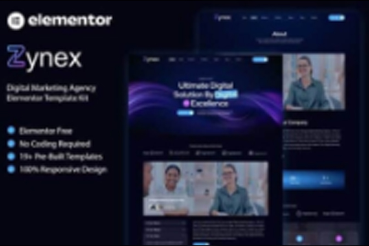 Zynex – Digital Marketing Agency Elementor Template Kit June 10, 2025