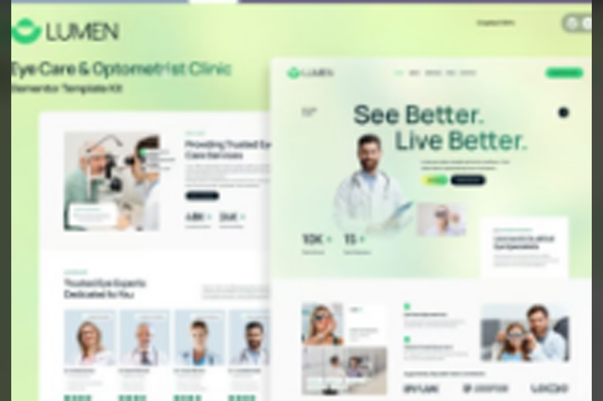Lumen – Eye Care and Optometrist Clinic Elementor Template Kit December 14, 2025