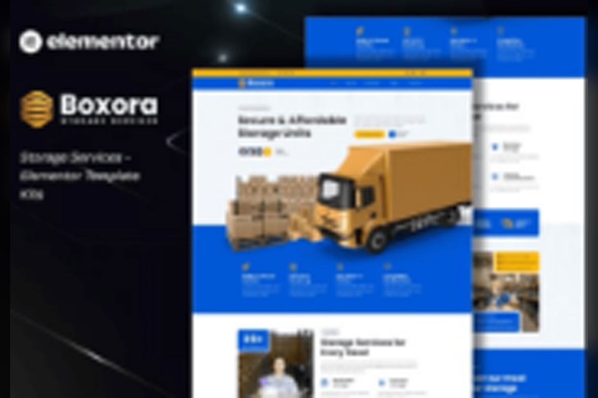 Boxora – Storage Service Elementor Template Kit May 3, 2025