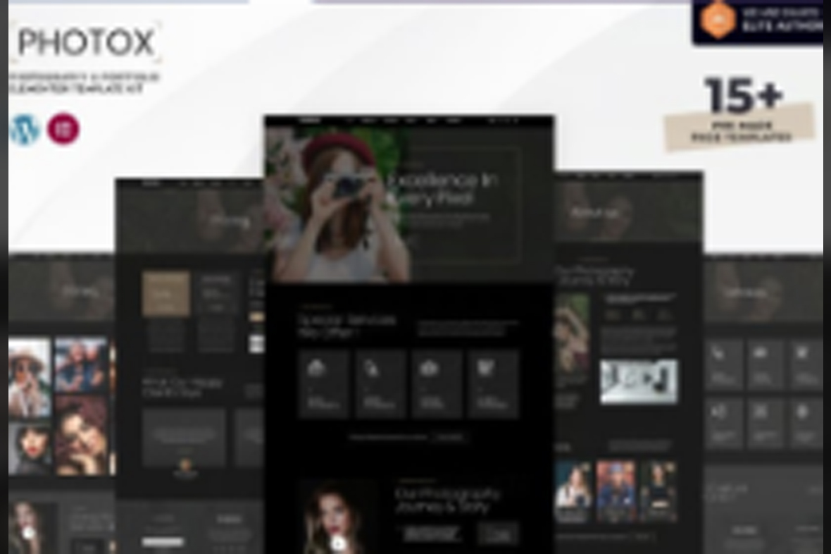 Photox – Photography and Portfolio Elementor Template Kit July 28, 2025