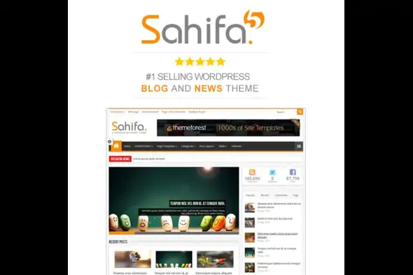 Sahifa – Responsive WordPress News / Magazine / Blog Theme