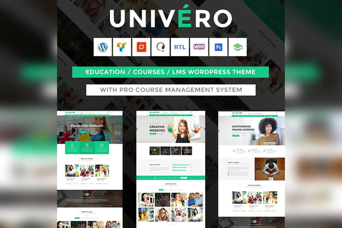 Univero | Education LMS & Courses WordPress Theme