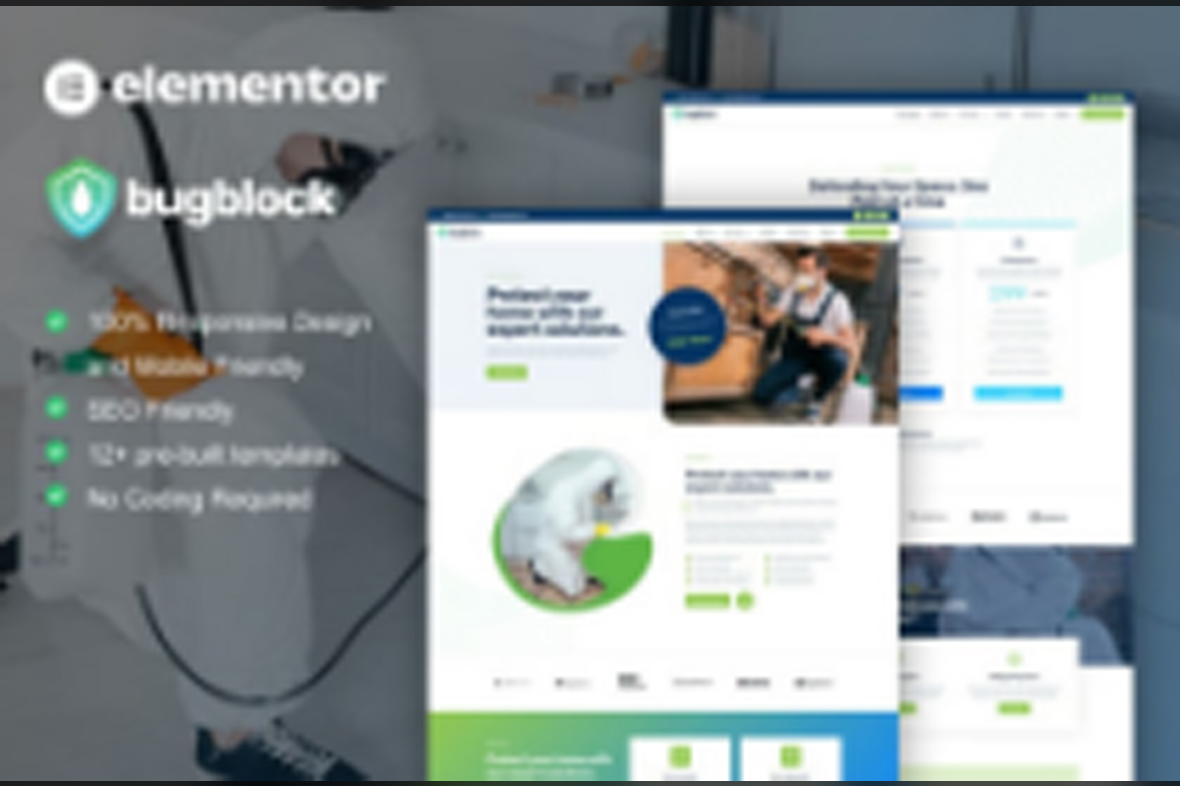 BugBlock – Pest Control Service Elementor Template Kit August 20, 2025