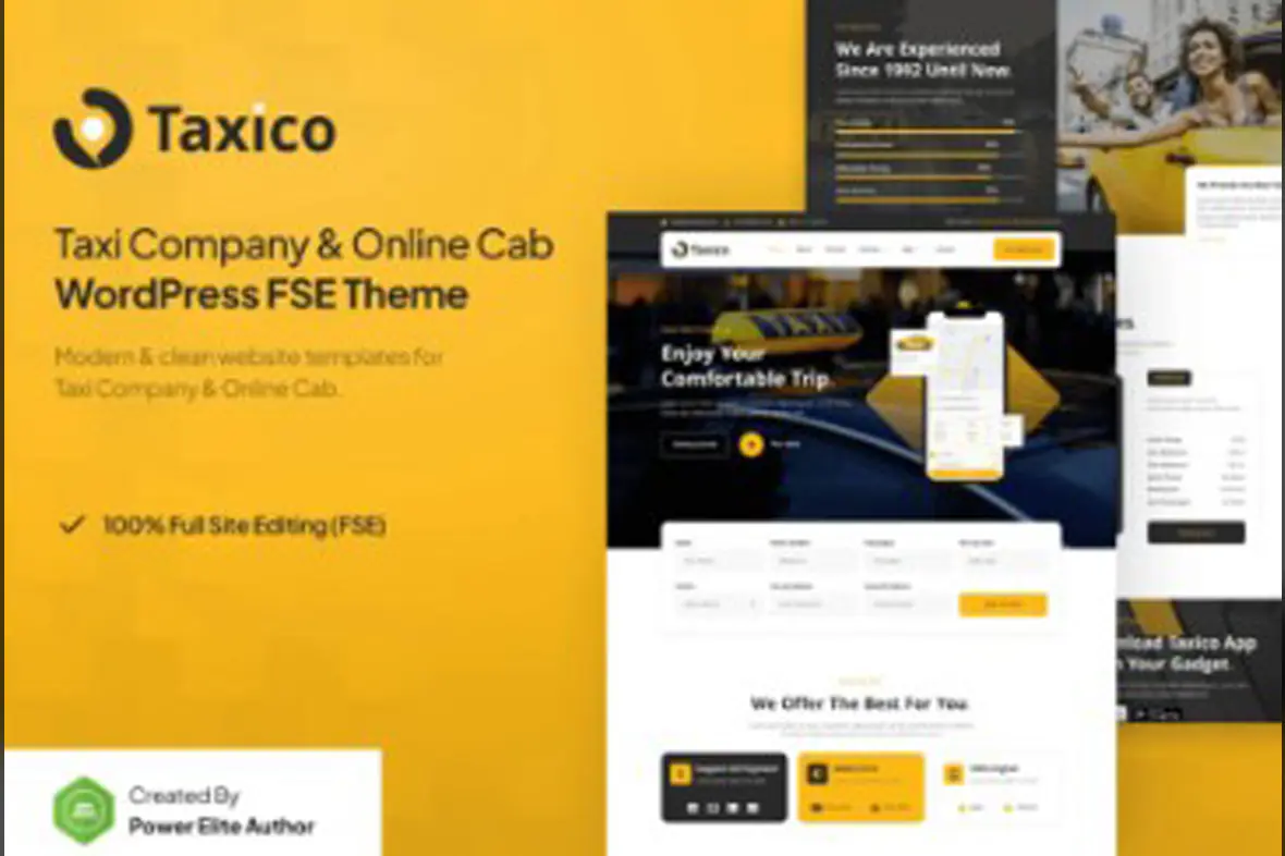 Taxico – Taxi Company and Online Cab Service Theme v1.0.0