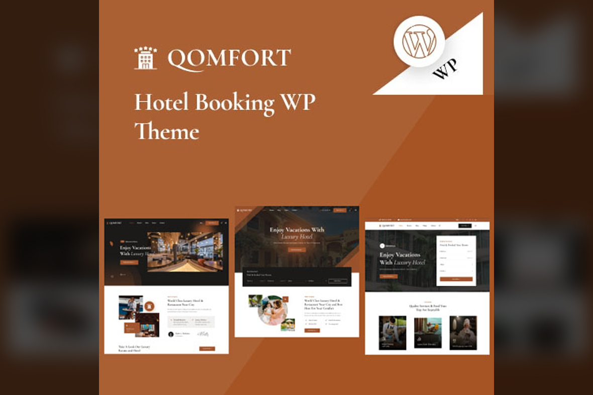 Qomfort – Hotel Booking WordPress Theme v1.1.2