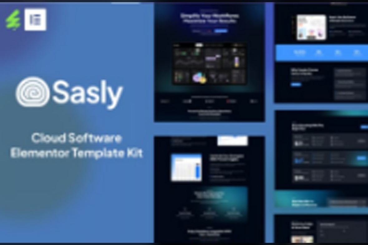 Sasly – Cloud Software Agency Elementor Template Kit October 11, 2025
