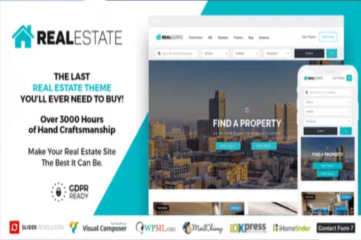 Real Estate 7 WordPress Theme v3.6.5