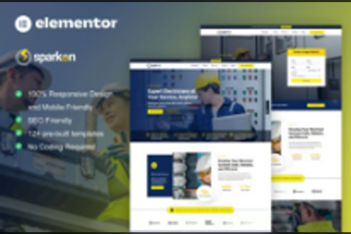 Sparkon – Electrical Installation and Maintenance Service Elementor Pro Template Kit May 12, 2025