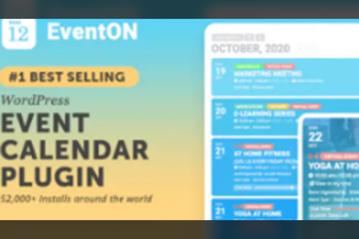 EventOn – WordPress Event Calendar Plugin v4.9.10