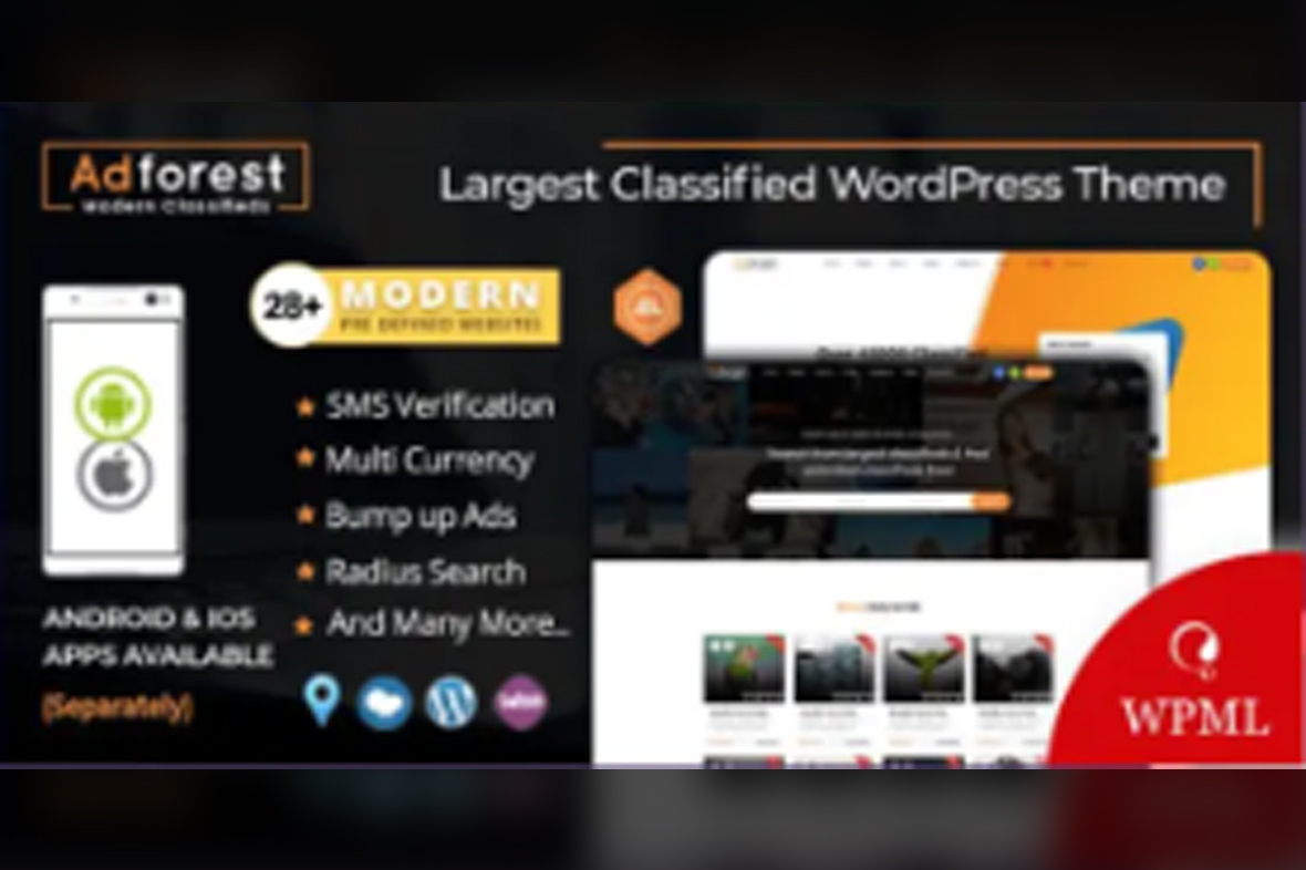 AdForest Classified Ads WordPress Theme v6.0.11