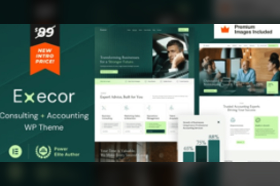 Execor – Accounting and Management Consulting WordPress Theme v14.0