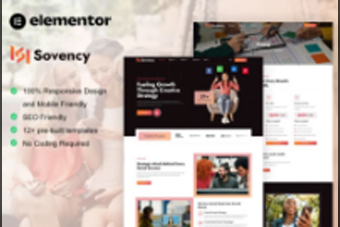 Sovency – Social Media Marketing Agency Elementor Pro Template Kit June 9, 2025