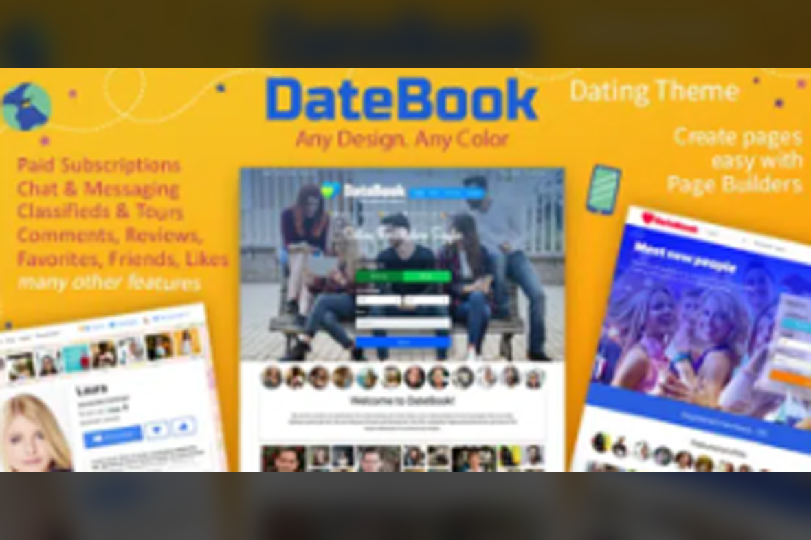 DateBook – Dating WordPress Theme v4.9.1