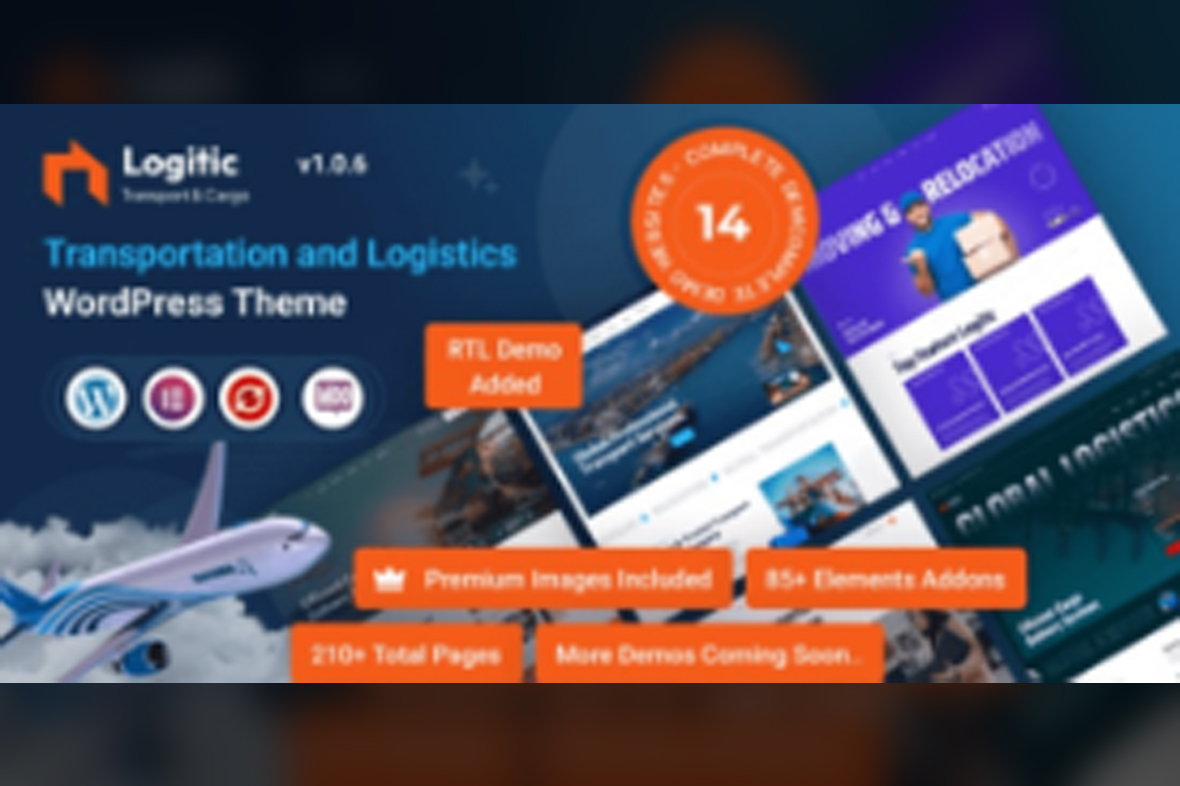 Logitic – Transportation and Logistics WordPress Theme v1.1.4