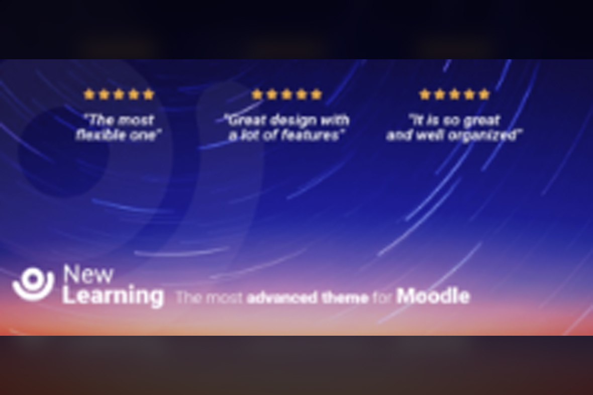 New Learning Premium Moodle Theme v11.0