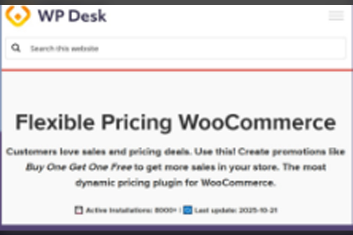 WooCommerce Flexible Pricing v1.5.37
