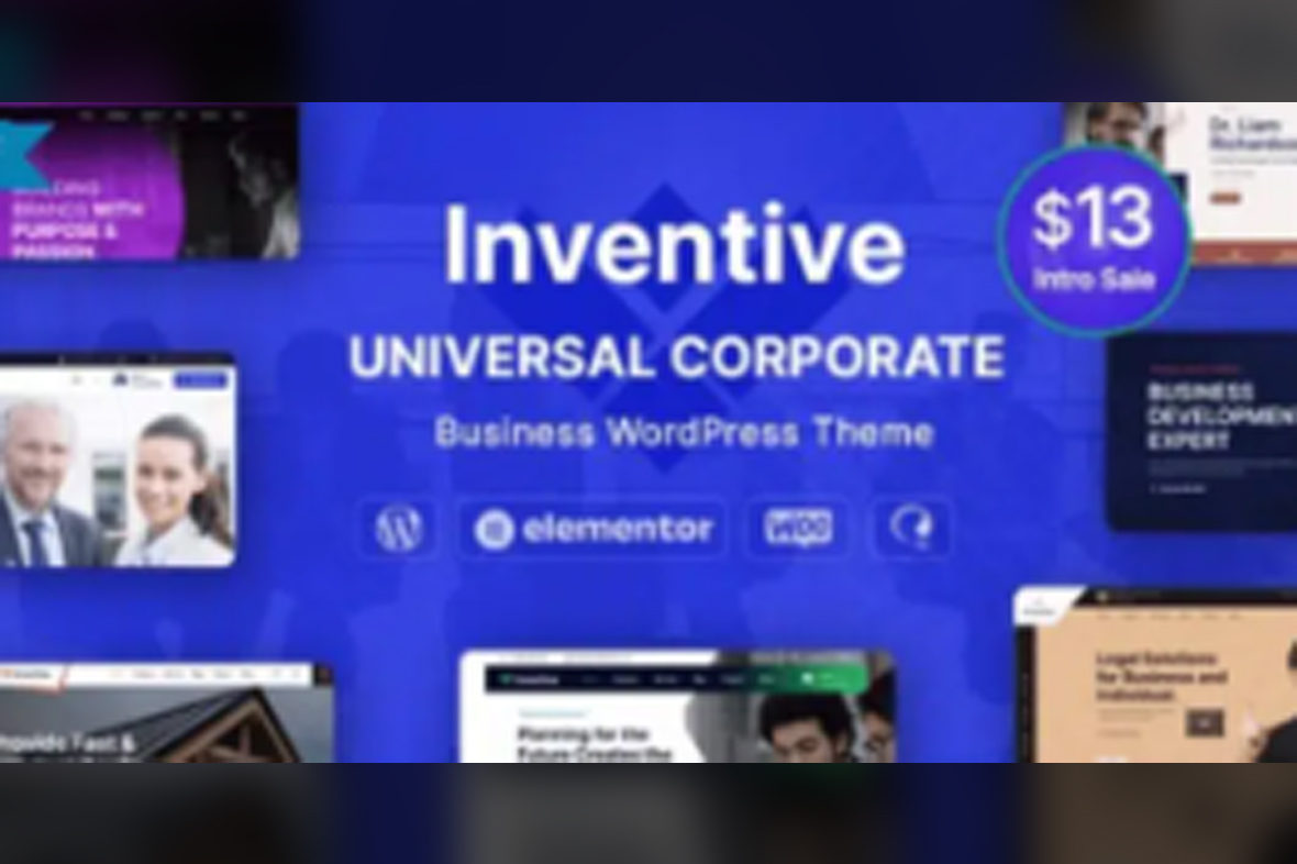 Inventive – Multi-Purpose Business WordPress Theme v1.4