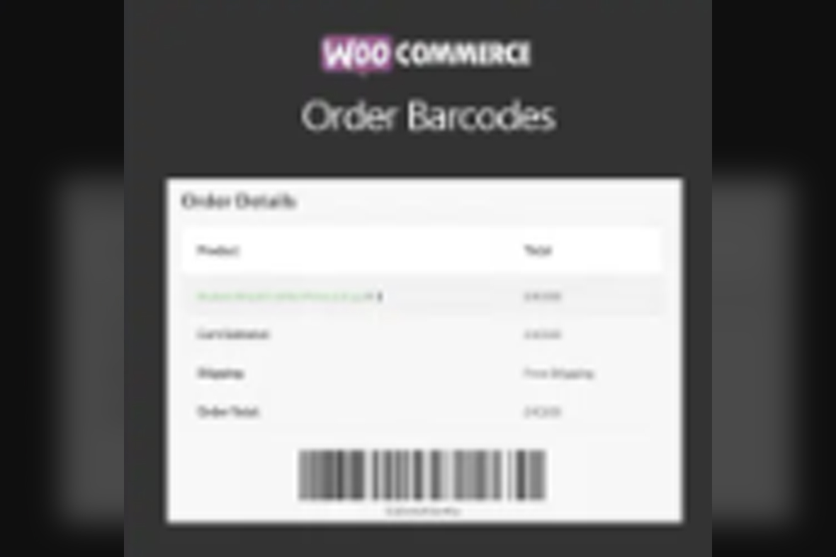 WooCommerce Order Barcodes v1.9.4