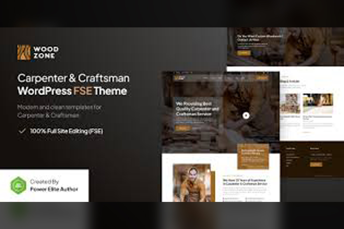 Woodzone – Carpenter and Craftsman FSE WordPress Theme v1.0.2