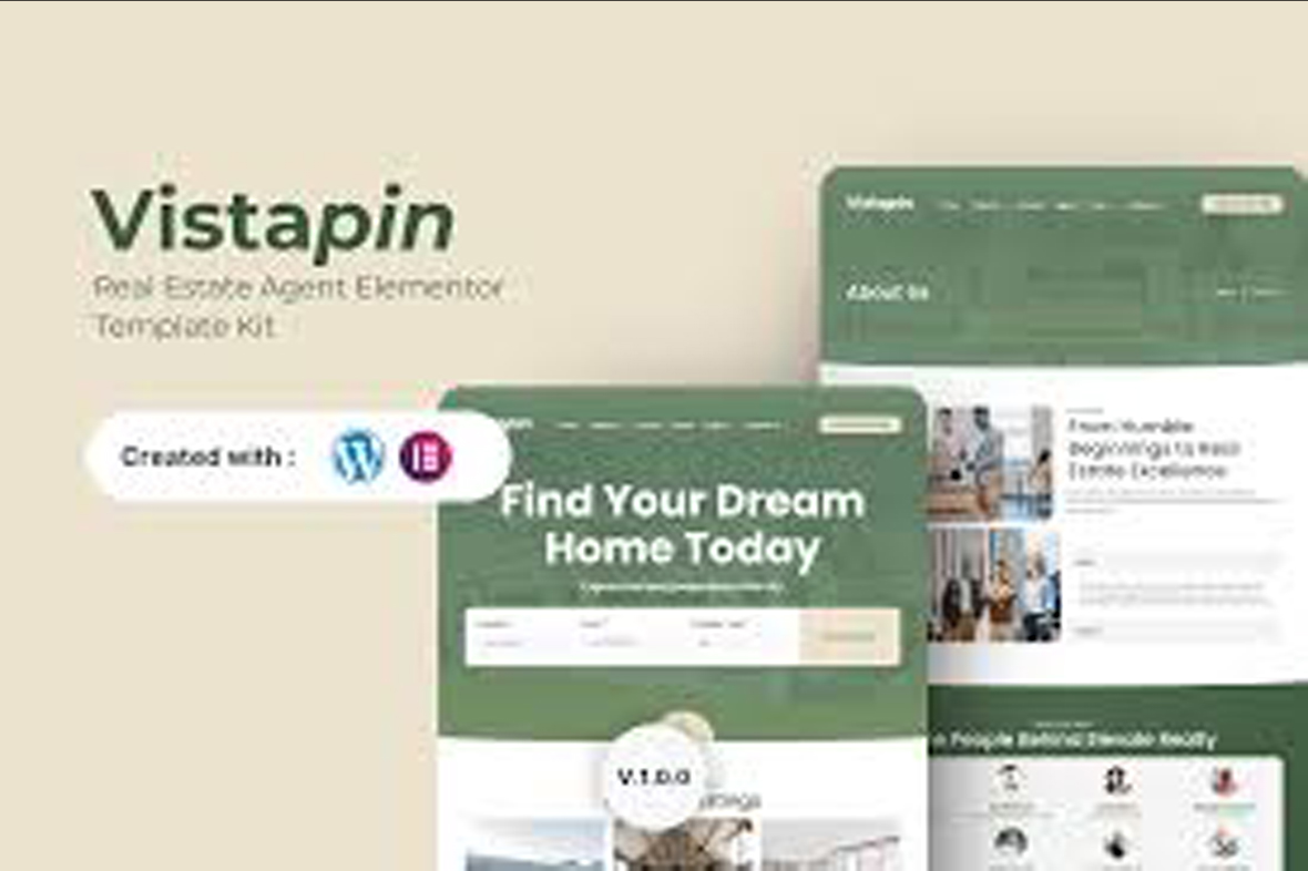 Vistapin – Real Estate Agent Elementor Template Kit July 11, 2025