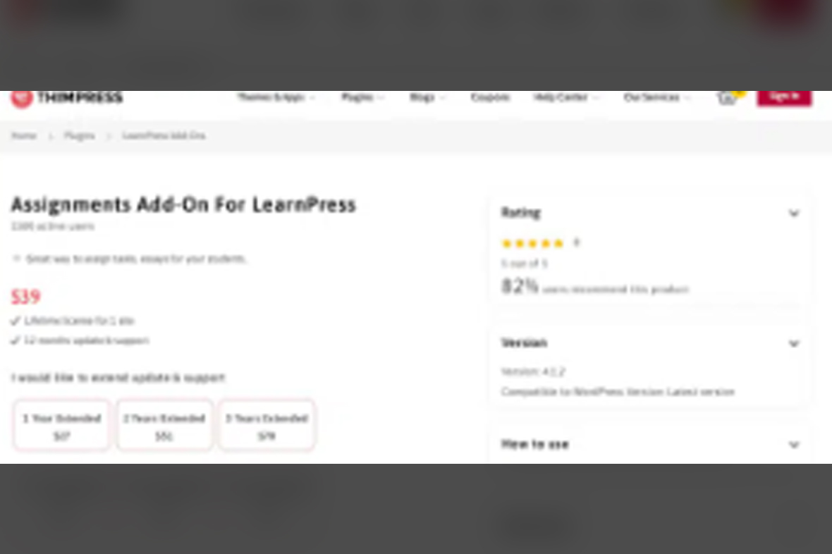 LearnPress Assignment v4.1.6