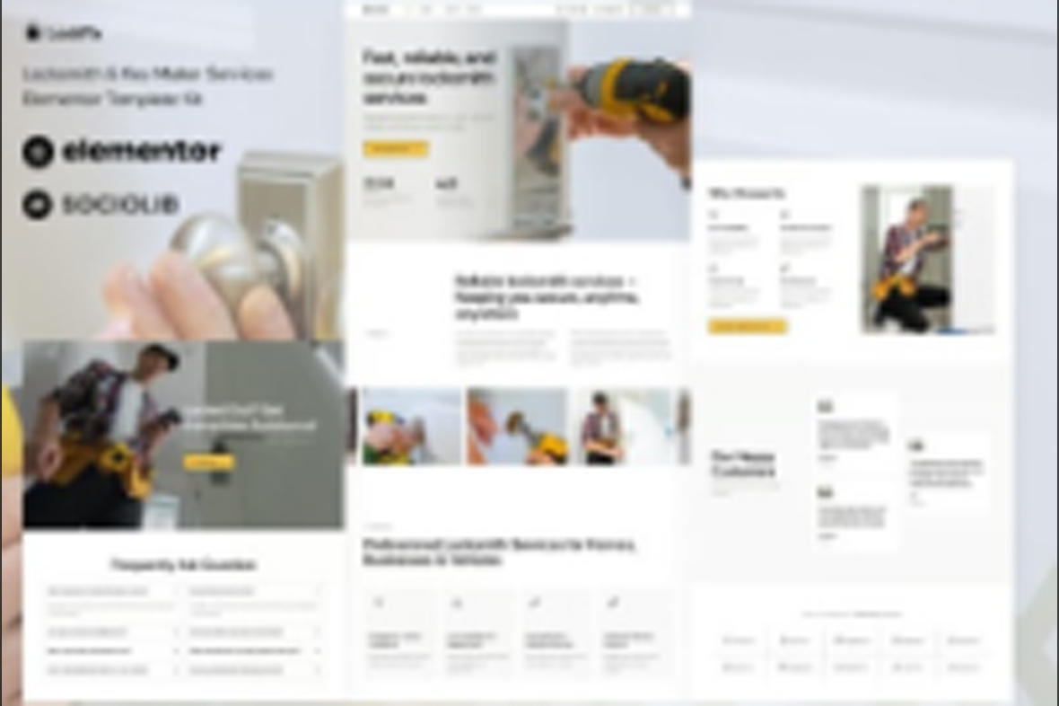LockFix – Locksmith and Key Maker Service Elementor Template Kit May 30, 2025