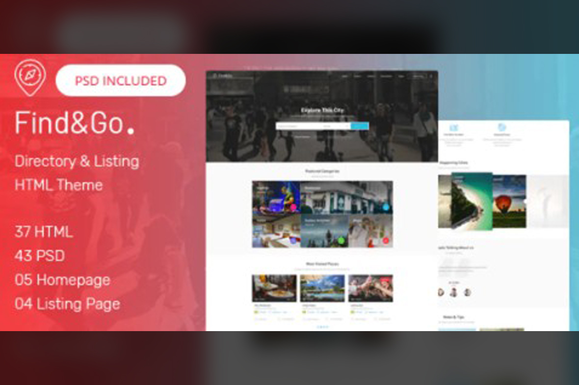 Findgo Directory Listing WordPress Theme v1.3.54