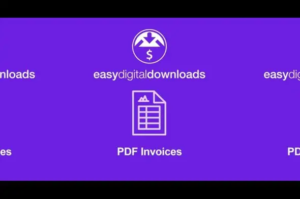 Easy Digital Downloads PDF Invoices