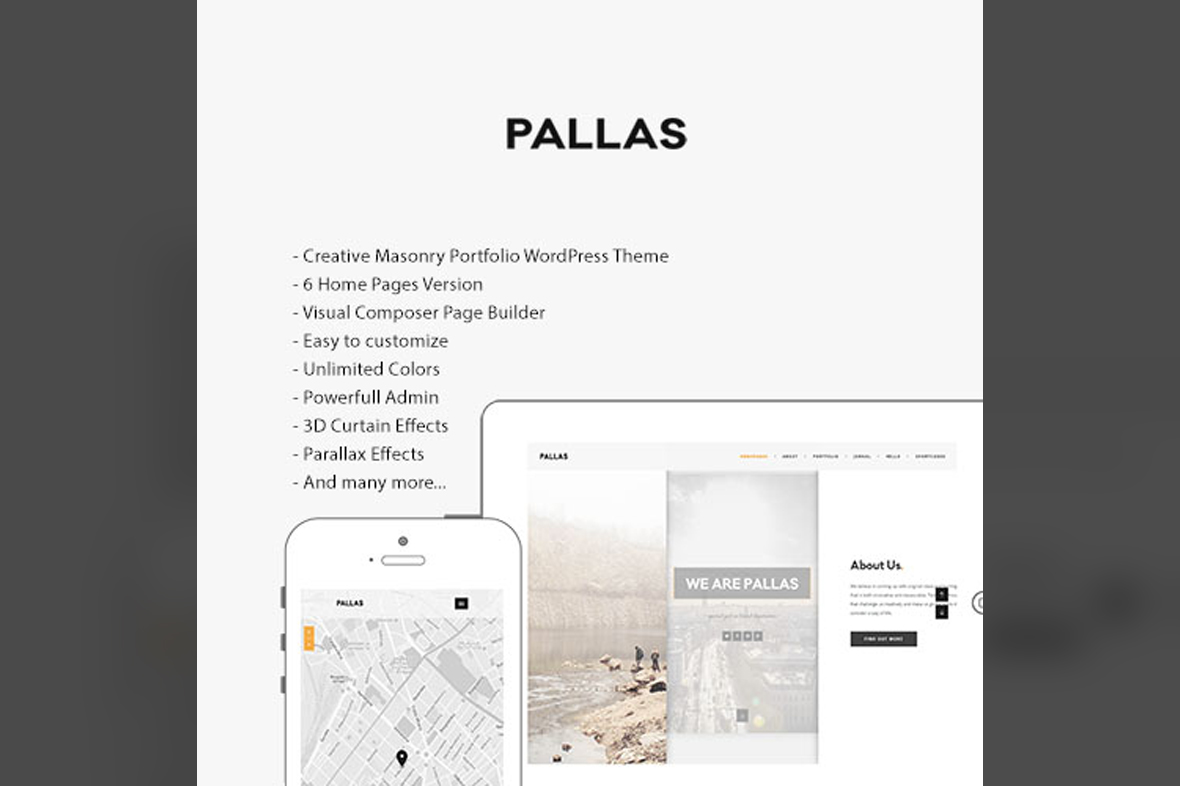 Pallas – Creative Multi-Purpose WordPress Theme v1.9.6