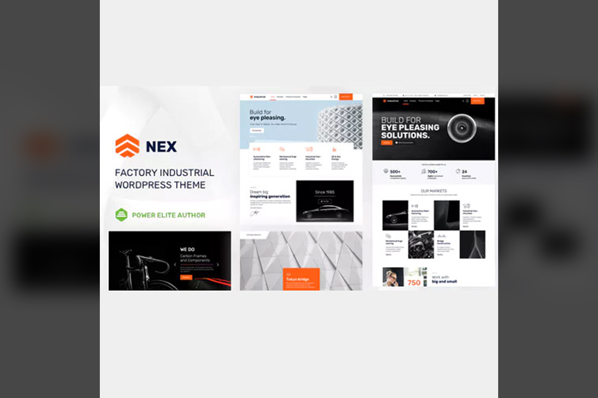 Nex – Factory & Industrial WordPress v19.0