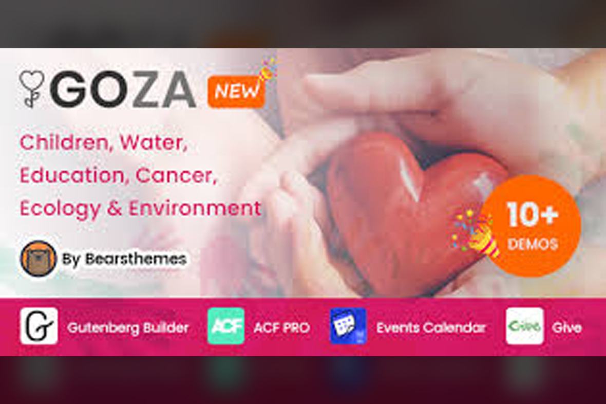 Goza – Nonprofit Charity WordPress Theme v3.2.3
